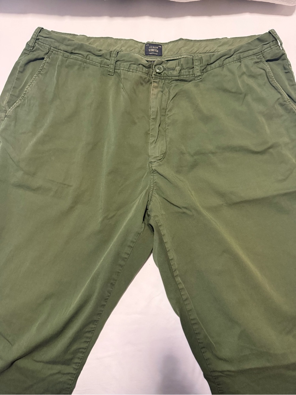 J. Crew Olive Chino Pants - Men's Casual Slim Fit